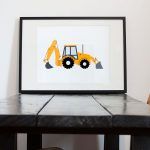 ilustración excavadora de English Muffin
